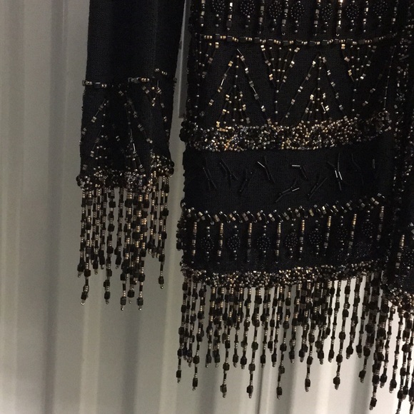 Escada beaded black cardigan - Picture 7 of 8